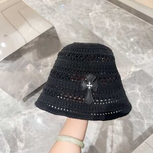 Chrome Hearts black bucket cap